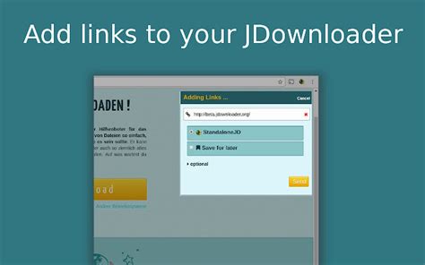 Browse fast. . Jdownloader chrome